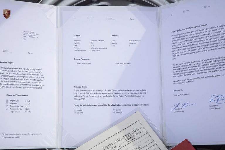 Porsche 356 (Pre A) Carrera Speedster