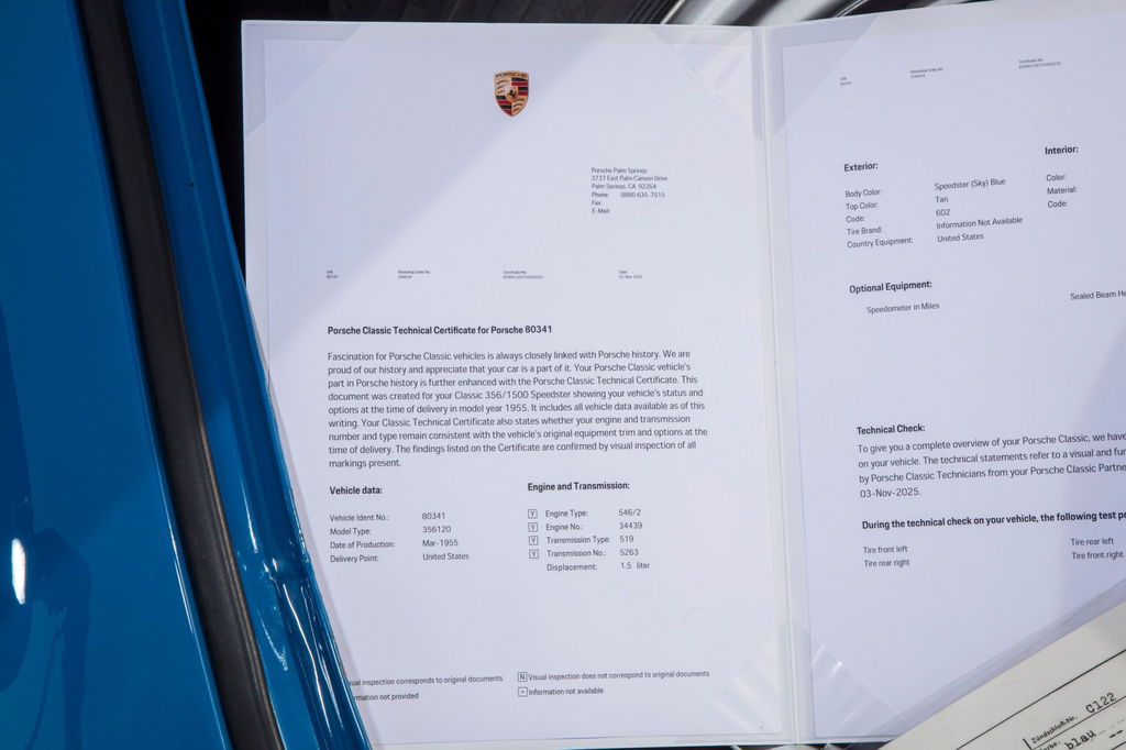 Porsche 356 (Pre A) Carrera Speedster