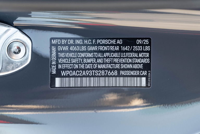 Porsche 992.2 GT3 Touring