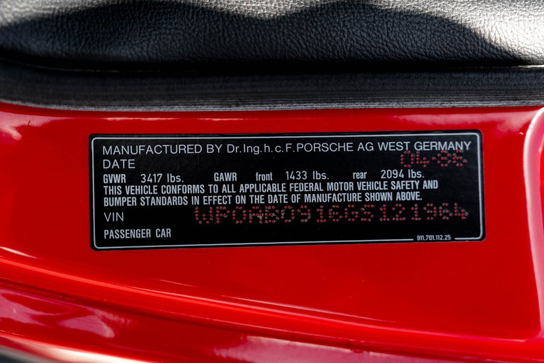 Porsche 911 Carrera 3.2 (US)