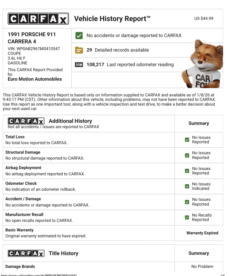 Porsche 964 Carrera 2