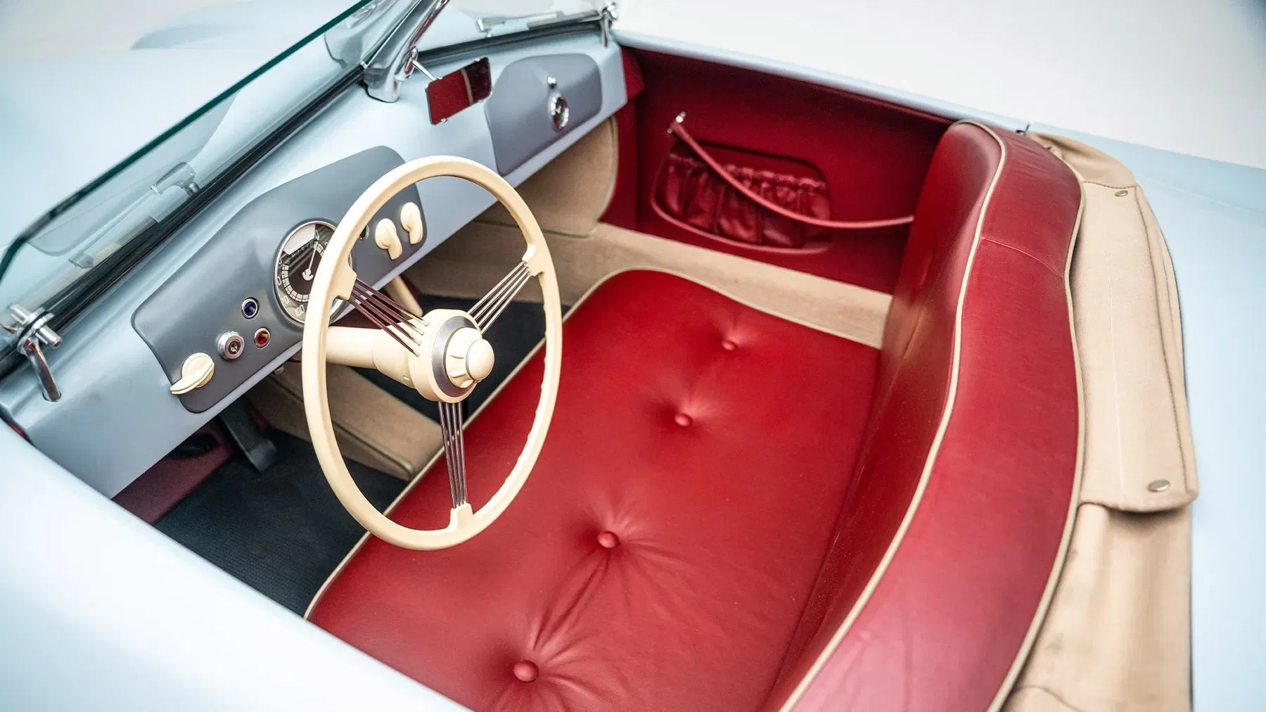The Porsche 356 No. 1 Roadster had its key on the left