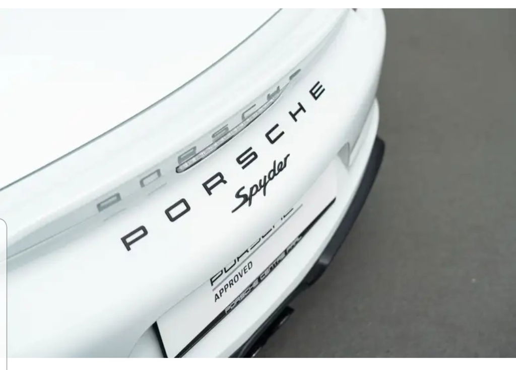 Porsche 981 Boxster Spyder
