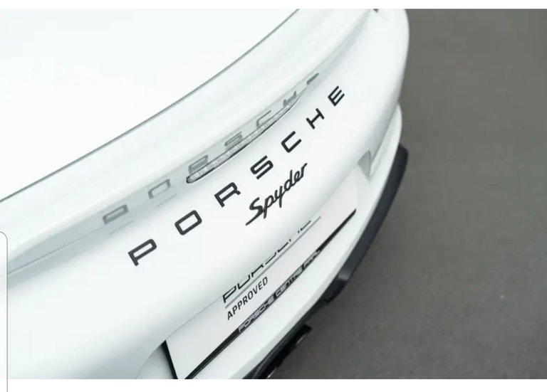 Porsche 981 Boxster Spyder
