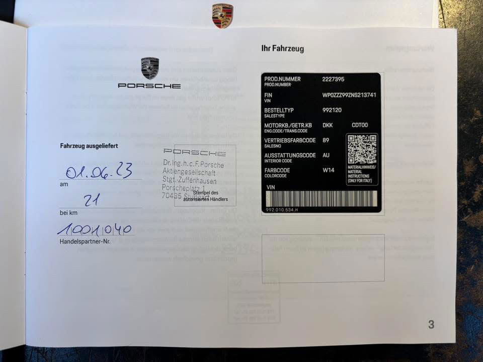 Porsche 992 Carrera S