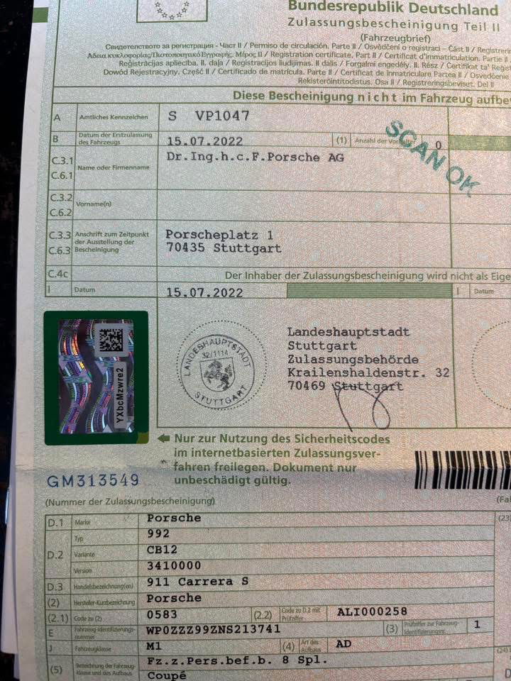 Porsche 992 Carrera S