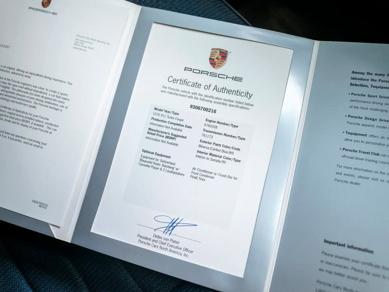 Porsche 911 Turbo 3.0 (US)