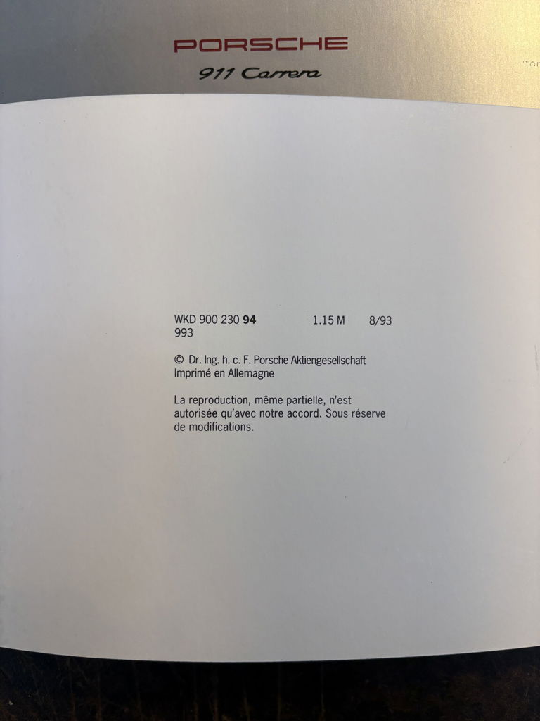 Porsche 993 Carrera