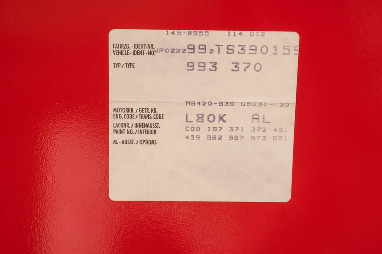 Porsche 993 Carrera RS