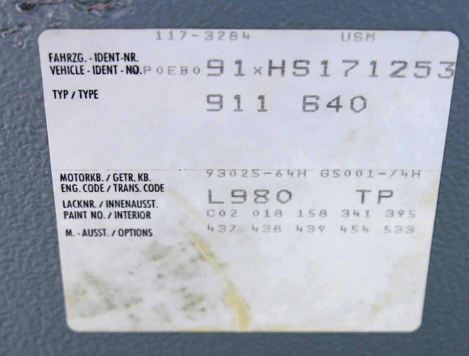 Porsche 911 Carrera 3.2