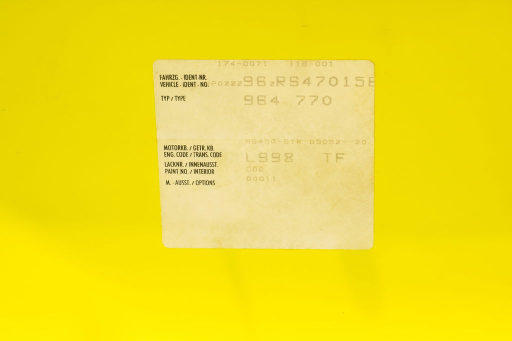 Porsche 964 Turbo 3.6