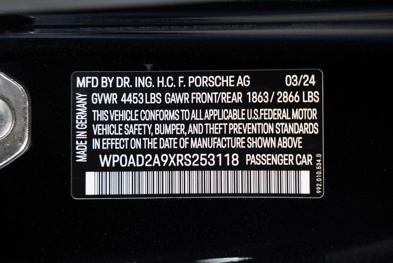 Porsche 992 Turbo S