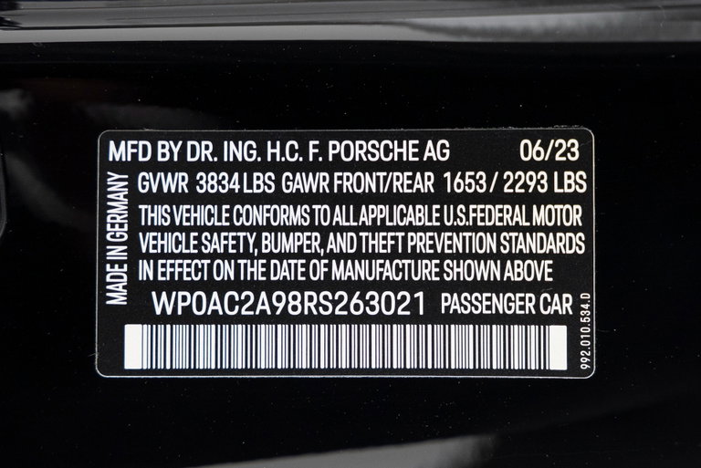 Porsche 992 GT3 Touring