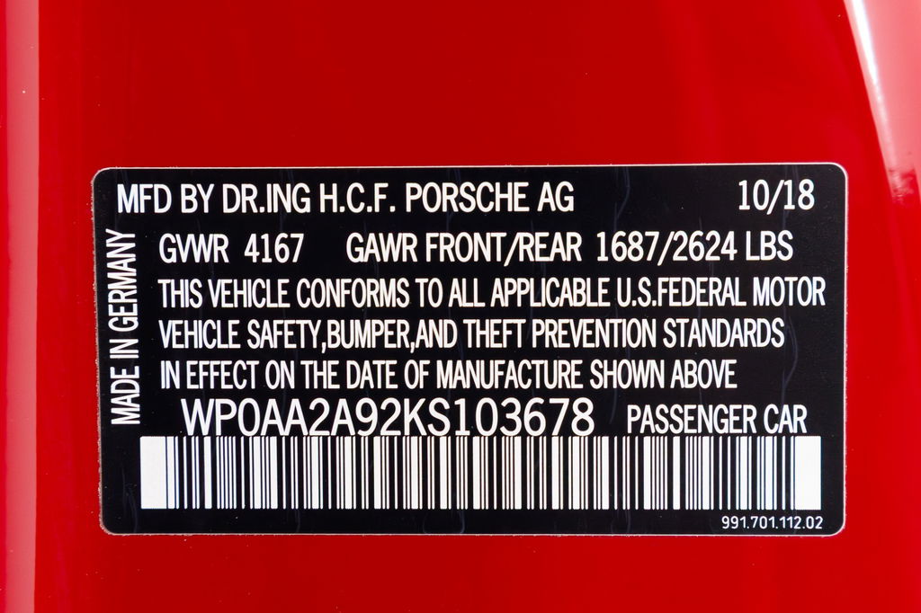 Porsche 991.2 Carrera