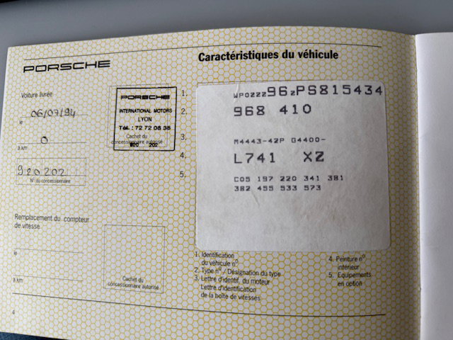 Porsche 968 Club Sport