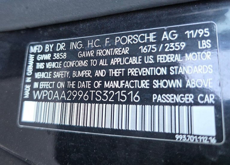 Porsche 993 Carrera 4S