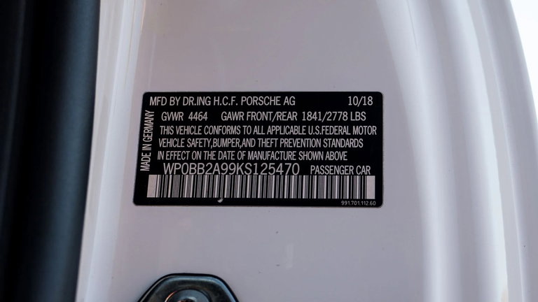 Porsche 991.2 Targa 4 GTS