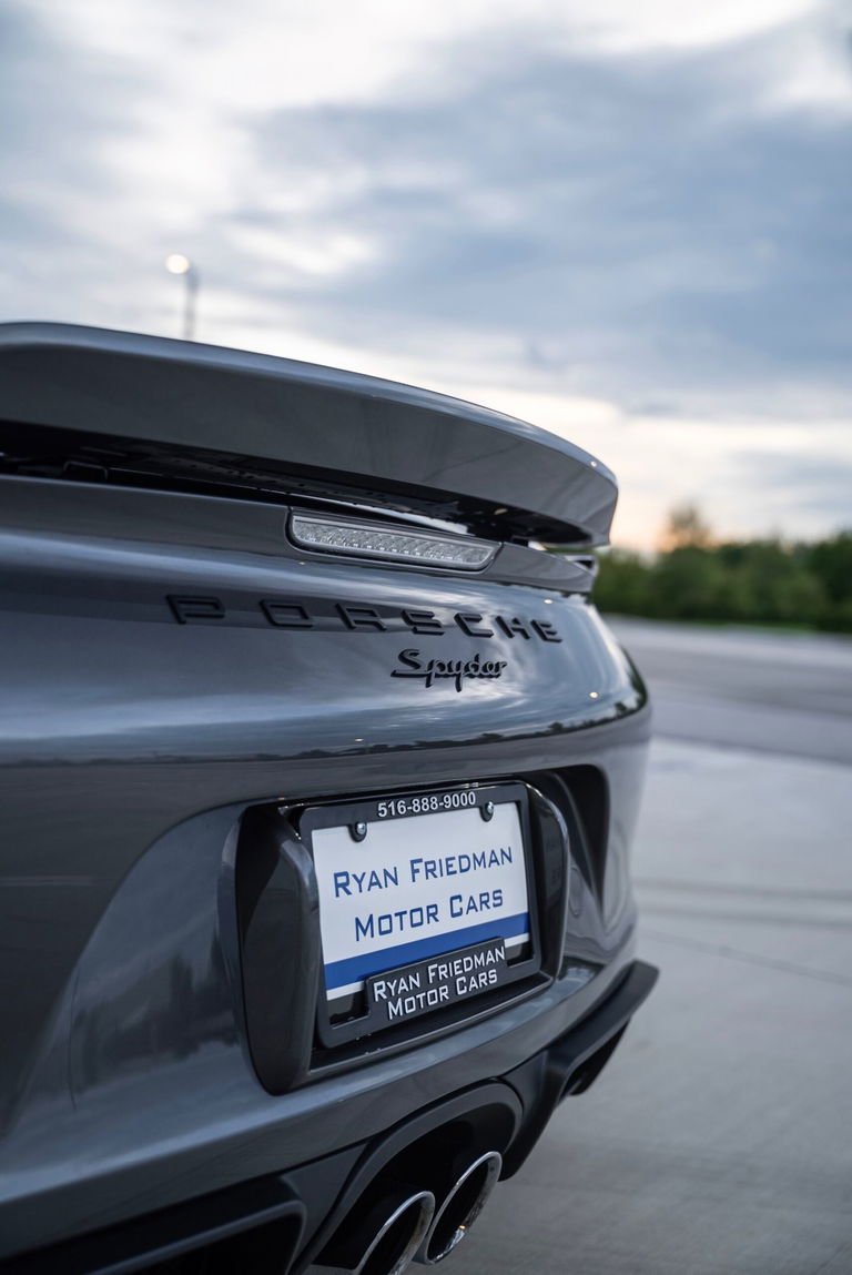 Porsche 981 Boxster Spyder