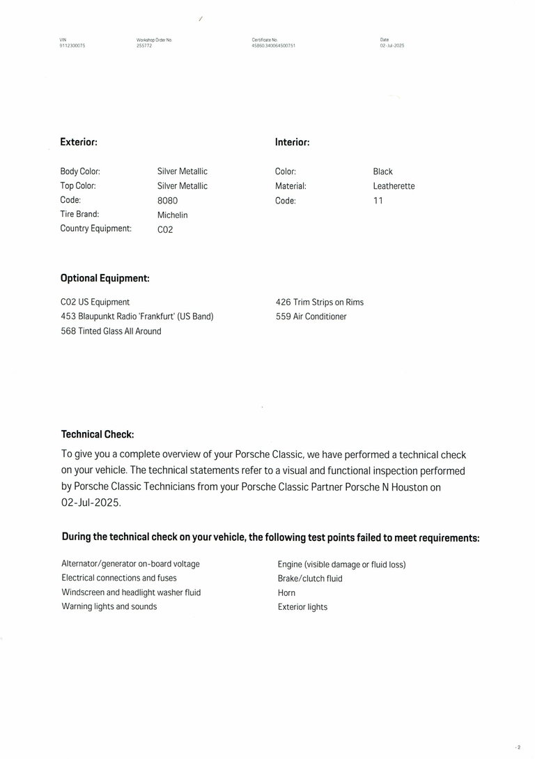 Porsche 911 S (F-Modell)