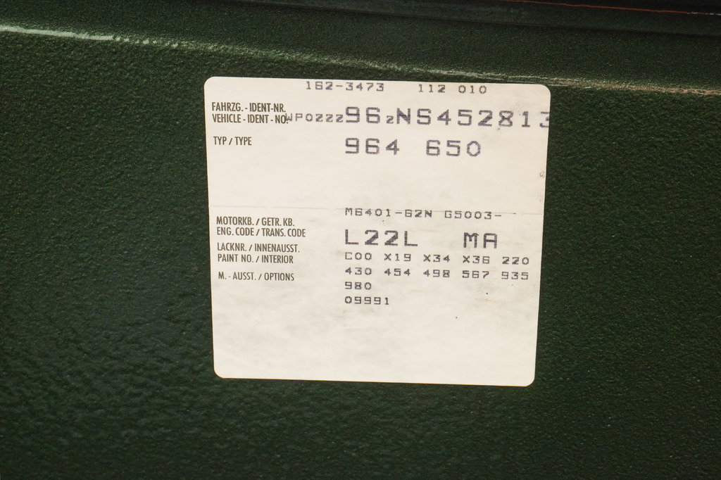 Porsche 964 Carrera 2 Cabrio WTL