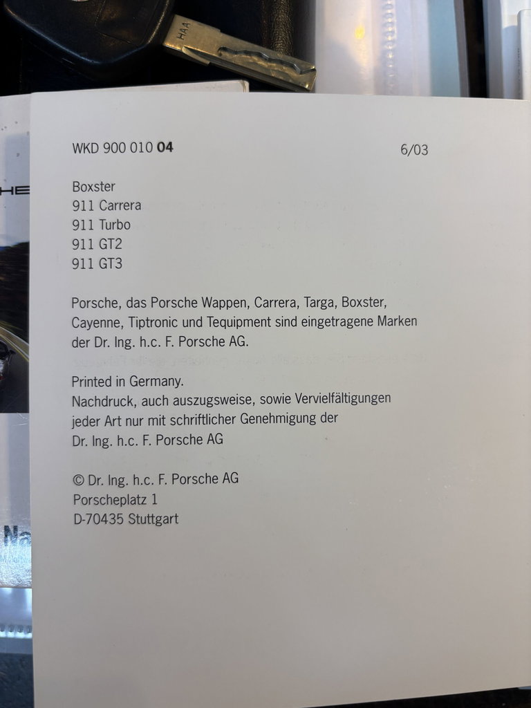 Porsche 996.2 Carrera 4S