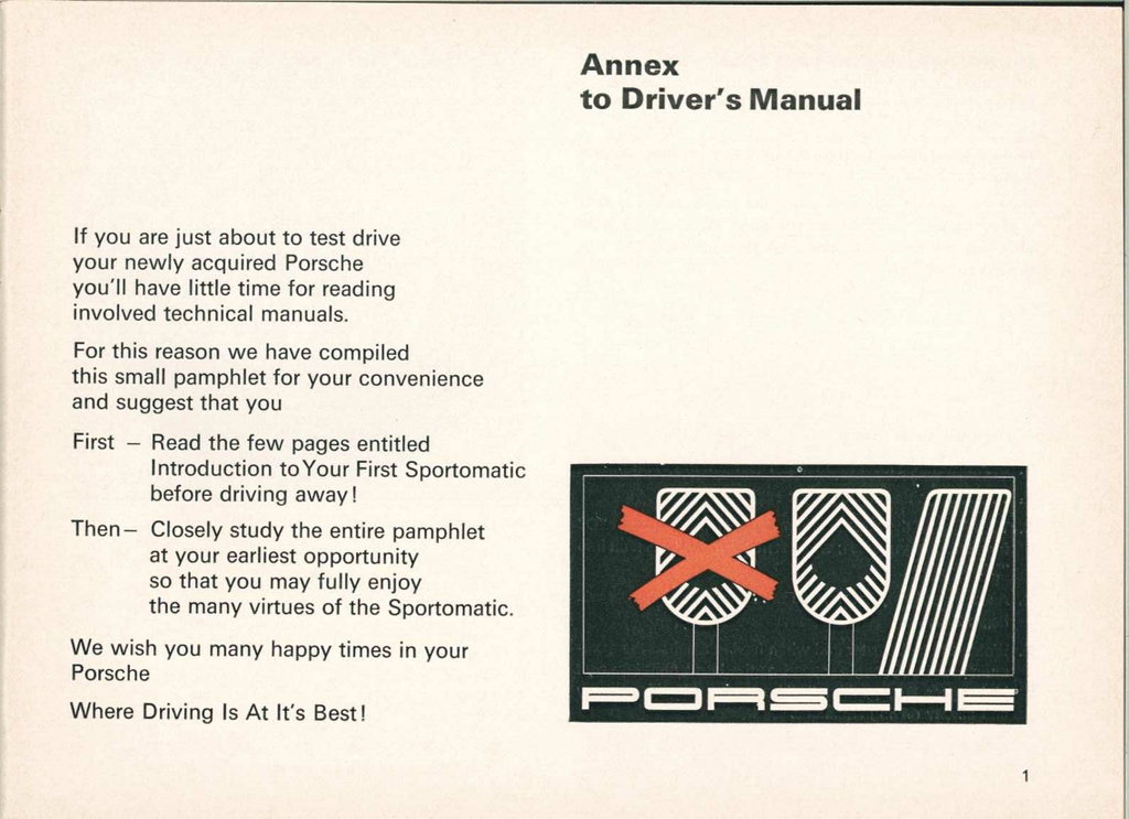 Porsche Sportomatic Manual