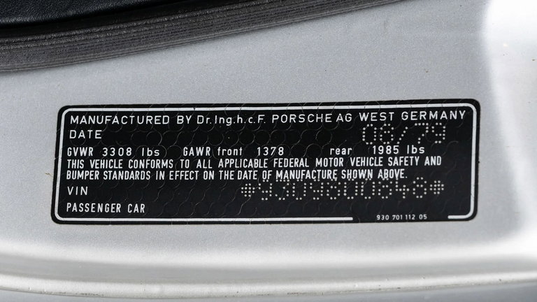 Porsche 911 Turbo 3.3 (US)