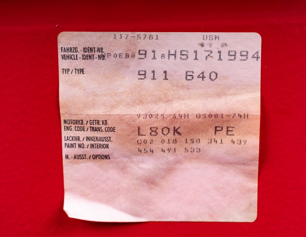 Porsche 911 Carrera 3.2 WTL