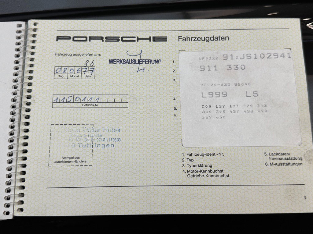 Porsche 911 Carrera 3.2