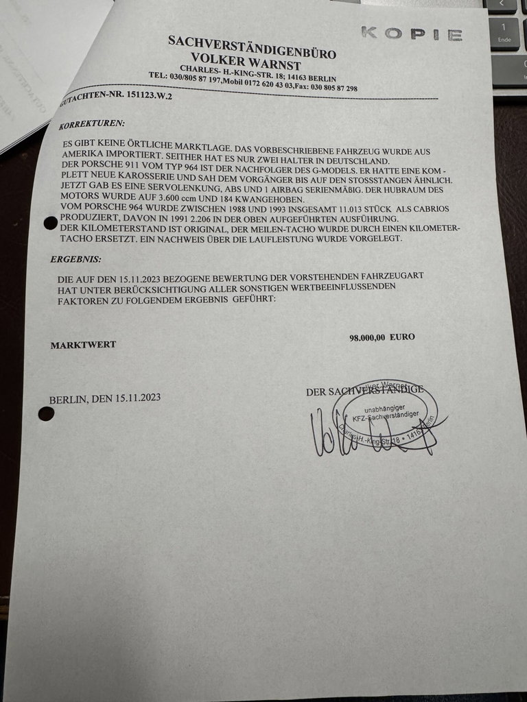 Porsche 964 Carrera 2