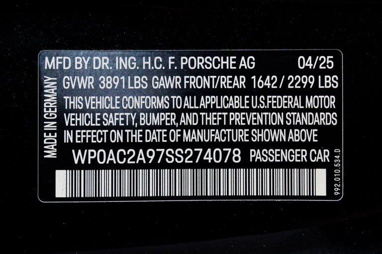 Porsche 992.2 GT3