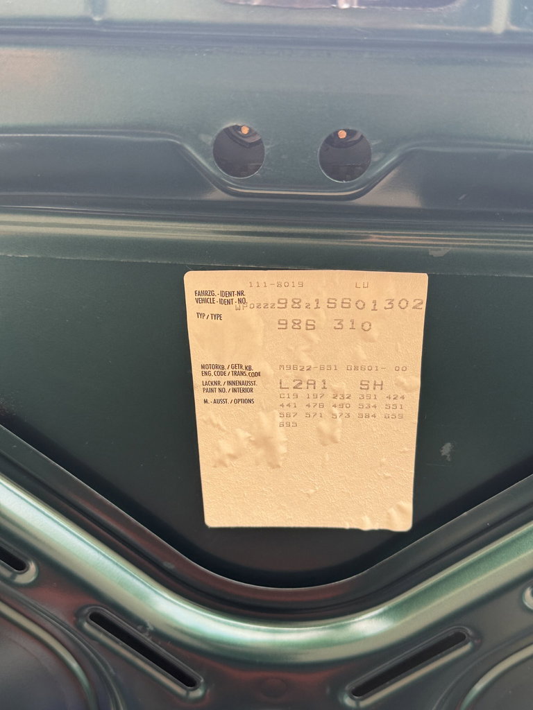 Porsche 986 Boxster