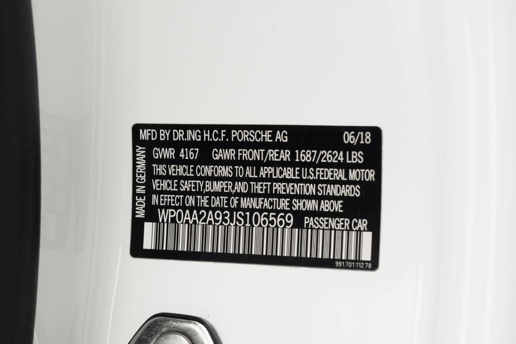 Porsche 991.2 Carrera T