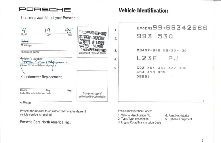 Porsche 993 Carrera