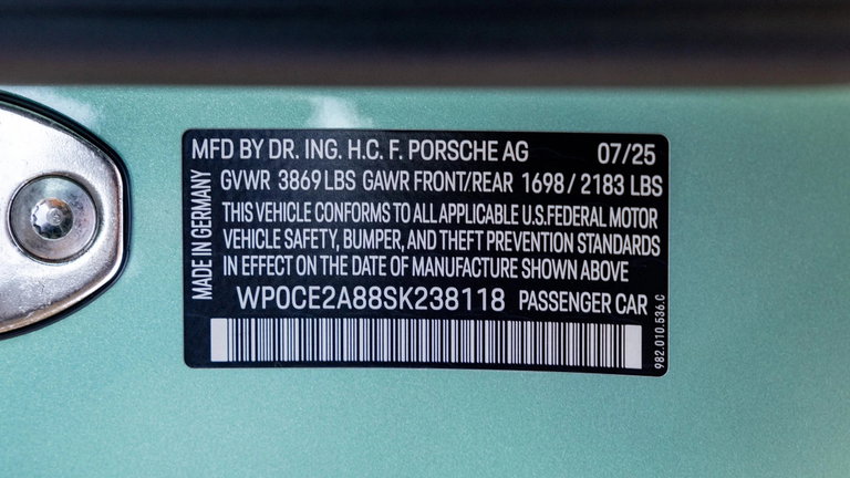 Porsche 718 Spyder RS