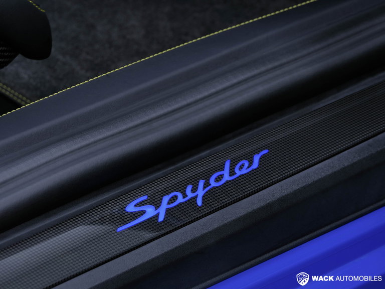 Porsche 981 Boxster Spyder