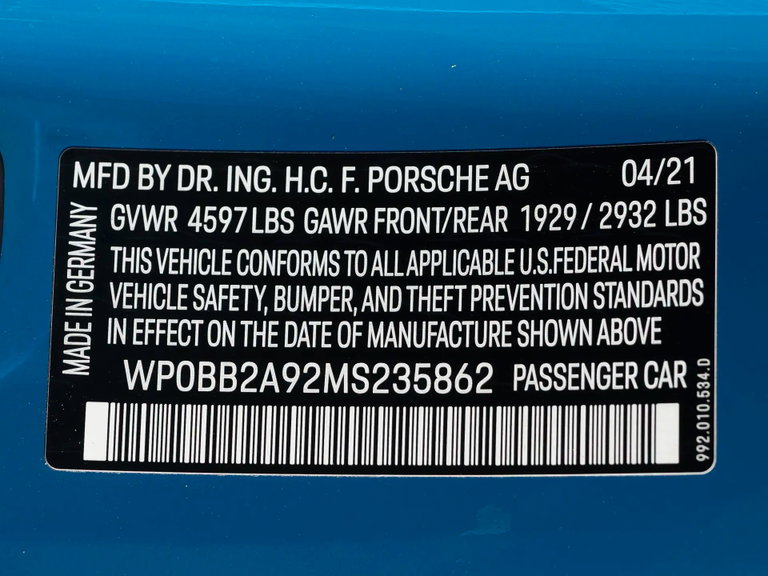 Porsche 992 Heritage Design Edition