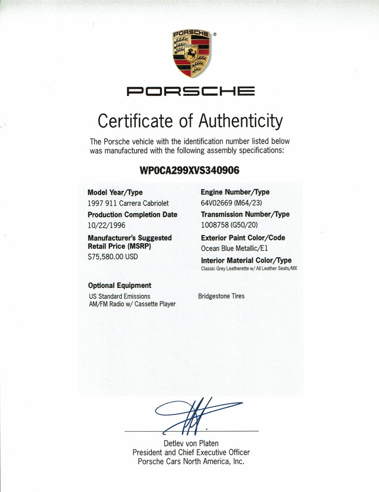 Porsche 993 Carrera