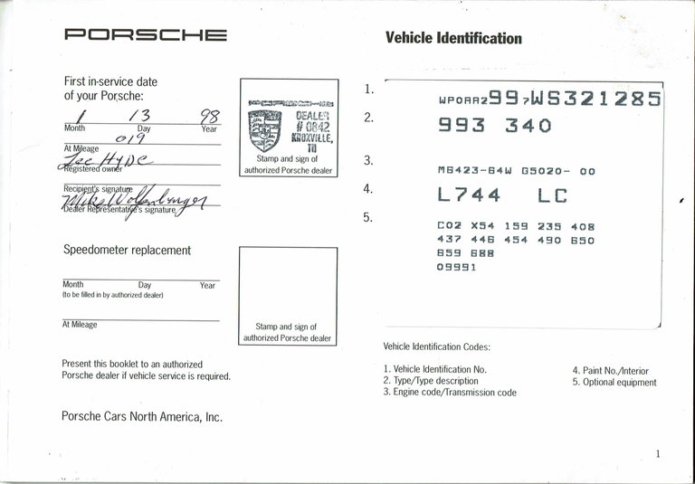 Porsche 993 Carrera S