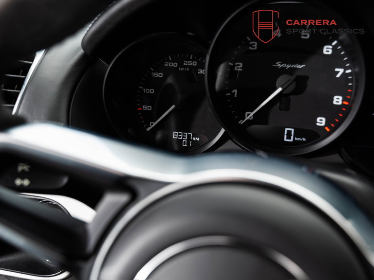 Porsche 981 Boxster Spyder
