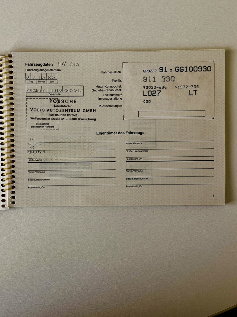 Porsche 911 Carrera 3.2