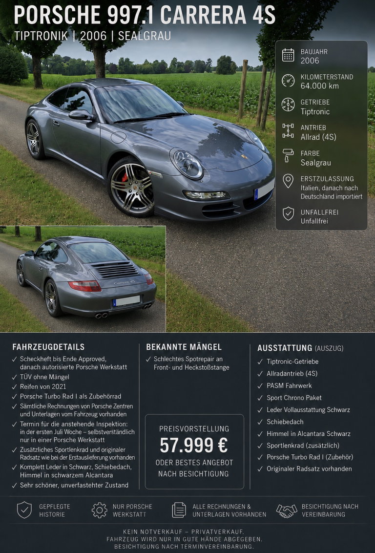 Porsche 997 Carrera 4S