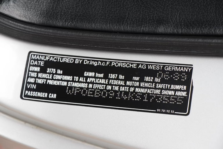 Porsche 911 Carrera 3.2 Speedster (US)