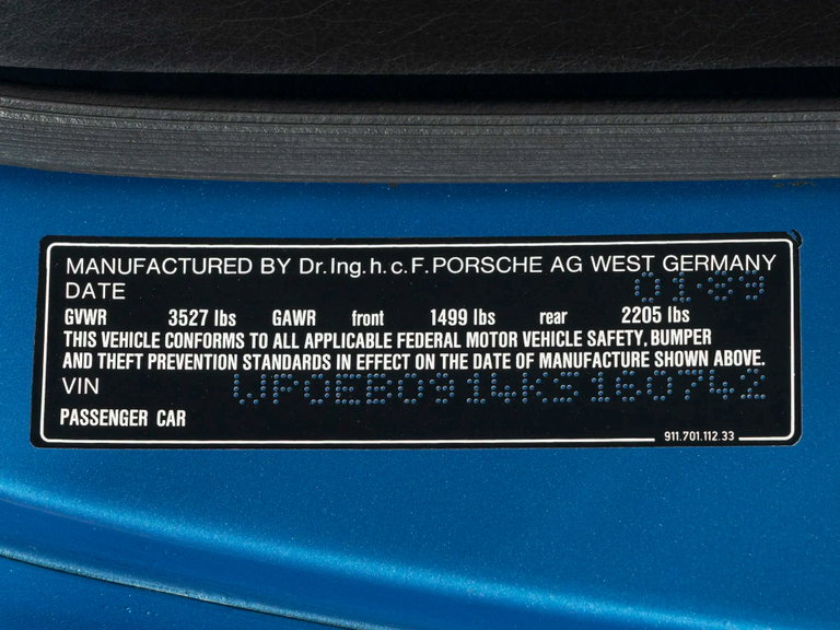 Porsche 911 Carrera 3.2 WTL