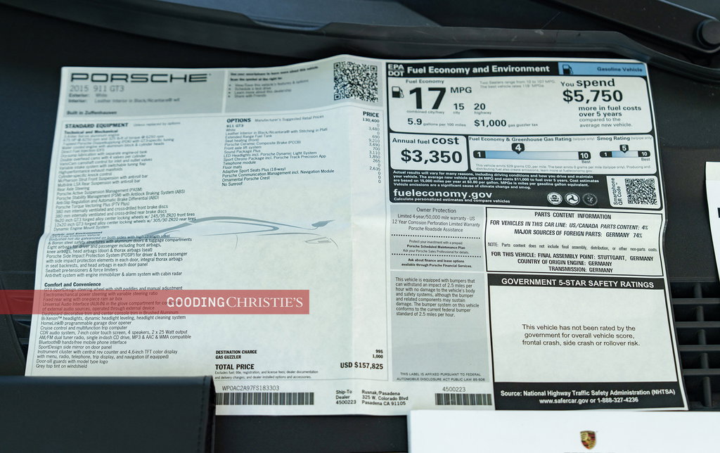 Porsche 991 GT3
