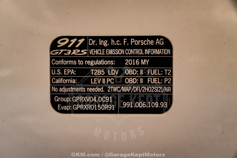 Porsche 991 GT3 RS