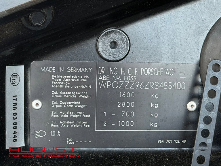 Porsche 964 Carrera 2 Speedster