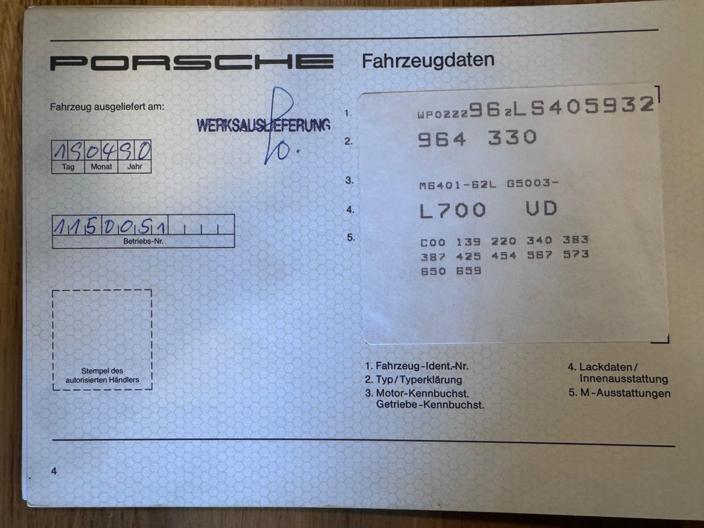 Porsche 964 Carrera 2