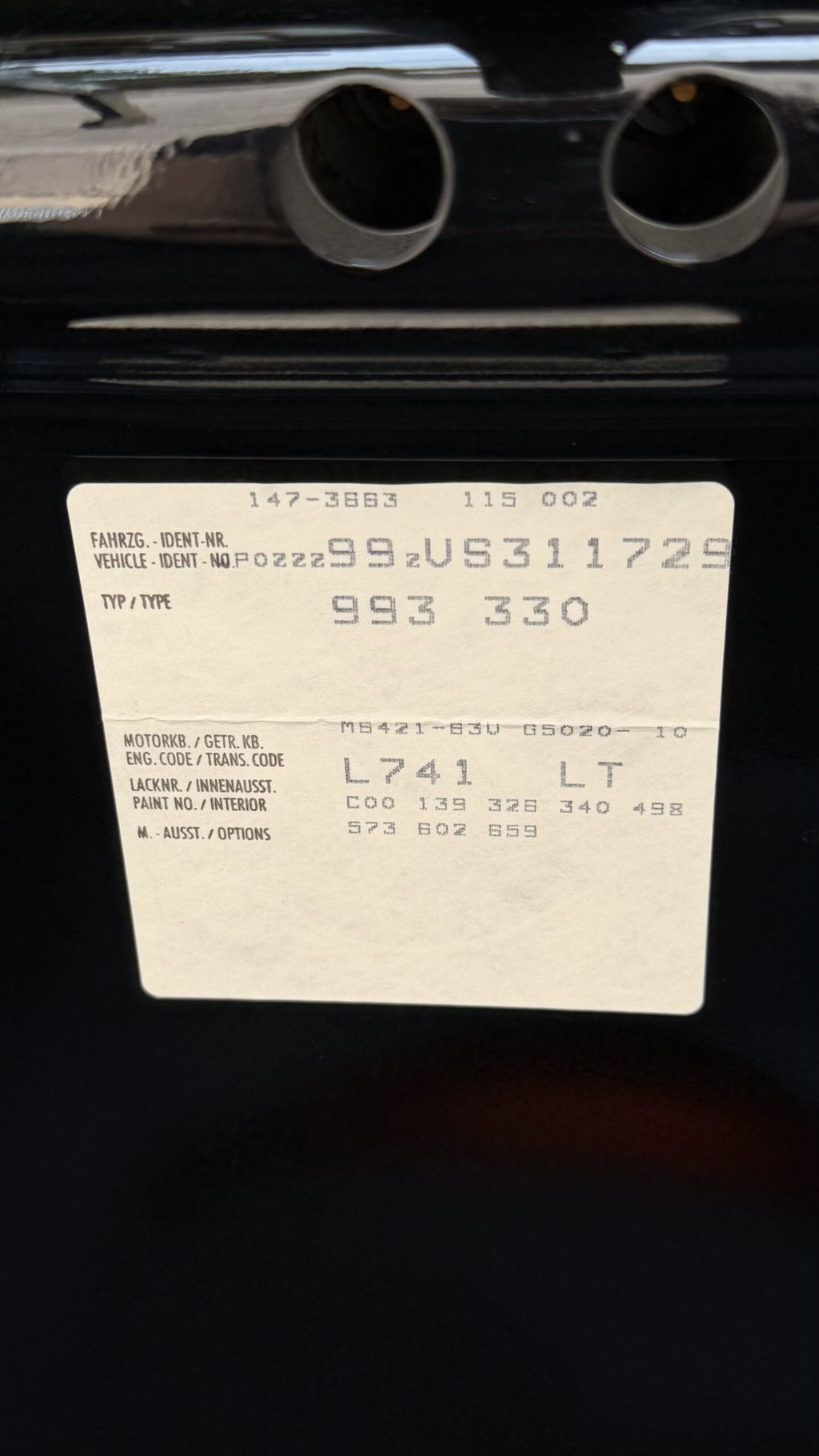 Porsche 993 Carrera