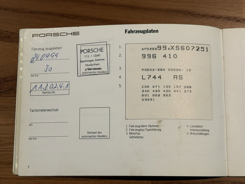 Porsche 996 Carrera 4